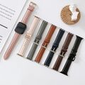 Echt Leder Armband Band für Apple Watch Serie 7-1 SE 38-45mm Luxus iWatch Strap