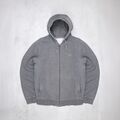 (S) Lacoste Hoodie Kapuzenjacke  Sweatshirt Sweatjacke Grau Zipper Basic Vintage