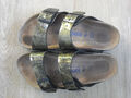 Birkenstock Arizona 35 schmal Softfootbed Iride Strong Gold, nicht oft getragen