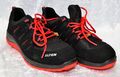 Neuw.  Damen ELTEN Sicherheitsschuhe Maddox Black-red Low ESD S3 Sneaker Gr.40