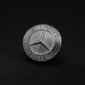 Mercedes Emblem Kühlergrill für E S Klasse W211 W212 W221 2218170016 Dunkelchrom