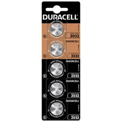 kQ Duracell Knopfzelle Lithium CR2032 3V Batterien 5er Blister