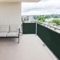 Balkonsichtschutz Grün Sichtschutz Schutz vor Blicken, Wind und Sonne 90x500cm
