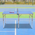 Klappbar Tischtennis Tischtennistisch Mit Netz Outdoor Sport Tischtennisplatte 