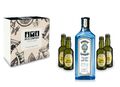 Gin Tonic Giftbox Geschenkset - Bombay Sapphire 0,7l 700ml (40% Vol) + 4x Fenti
