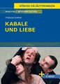 Kabale und Liebe - Textanalyse und Interpretation | Friedrich Schiller | Buch