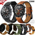 Für Samsung Galaxy Watch 3 45 46mm Gear S3 Frontier Silikon Nylon Leder Armband