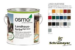 Osmo Landhausfarbe hochdeckende Holzfarbe High-Solid alle Farben