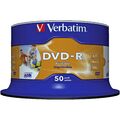 VERBATIM 43533 Printable Bedruckbar DVD-R 4,7GB 16X Rohling