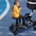 25KG Universal Buggy Board Kiddyboard Mit Sitz Trittbrett Für Kinderwagen NEU