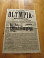 altes Programm Zeitung Olympia Riesen Theater Circus Renz Konstantinopel um 1897