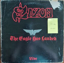 Saxon The Eagle Has Landed Live Vinyl Schallplatte Sehr guter Zustand/G ca671 1982