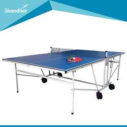 Skandika Tischtennisplatte Outdoor 274x153x76 cm klappbar mit Rollen NEU✔Alleintraining möglich ✔Netz inklusive ✔UVP 529€