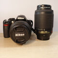 Nikon D3100 Double VR Zoom Kit inkl. Originalverpackung, nur 557 Auslösungen!
