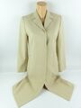 Stefanel Damen Mantel Sommermantel Trenchcoat Regular Beige Gr. 40 (17483)