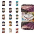 ALIZE BURCUM BATIK Wolle Polyacryl Strickgarn Farbverlauf (100g, Farbauswahl)