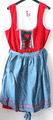 Dirndl Rose Dirndl aus Bayern  Rot/Blau  Gr. 46   NEU