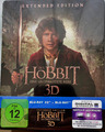 Der Hobbit-Eine unerwartete Reise -Extended Edition 2D/3D Blu-ray Steelbook NEU