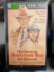 VHS RARITÄT: Clint Eastwood in HONKYTONK MAN (1982) WARNER ERSTAUFLAGE