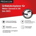 Premium Grill Abdeckhaube für Weber Genesis II 310 (bis 2021)