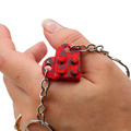 Lovebrick Schlüsselanhänger bedruckt - Ein Herz-Anhänger aus LEGO®-Steinen