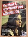 Christiane F. - Wir Kinder vom Bahnhof Zoo Original Filmposter 1981 A0 84x119cm