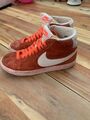 Nike Blazer Mid Suede Vintage Sneaker Schuhe Orange 518171 800 Damen EUR 38