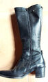 Stiefel aus Echtleder Gr. 40 Damen schwarz, selten getragen, guter Zustand