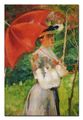 Rote Sonnenschirm - Matej Sternen - Ölgemälde Leinwand - 50x70cm - Kunst G109831