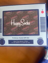 Happy Socks TV-Dinner Geschenkset (2 Paar) Größe 41 - 46 