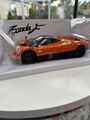 Pagani Zonda F Mondo Motors 1:18 Druckguss Modellauto verpackt Mega selten orange Ltd Ed