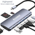 9 in 1 USB C Hub Adapter Kompatibel für MacBook Pro/Air, 4K HDMI, Thunderbolt