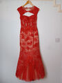 Sherri Hill verziertes Meerjungfrau Abschlussballkleid - rot - UK 8/USA 4