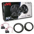 JVC 4-Wege Lautsprecher Set VW Bora Passat Golf KFZ Lautsprecherringe + Adapter