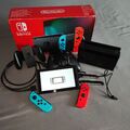 Nintendo Switch Konsole mit Joy-Con - Neon-Rot/Neon-Blau/Grau (OVP)