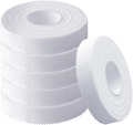 6 Rollen Sport Tape Set, Fingertape Weiß Sport Tapes Klettertape Tapeverband Fin