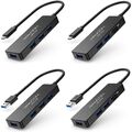 deleyCON USB HUB Verteiler Splitter Adapter USB3.0 USB-C 3Port 4Port Cardreader