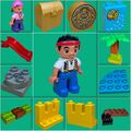 LEGO Duplo 10604  Jake und die Nimmerland-Piraten / Schatzinsel   Auswählen #D18