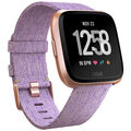 Fitbit Versa 2 Fitness Smartwatch GPS Tracker Roségold rosa Armband gut + CHRGR