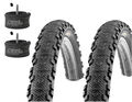 2x Reifen Kwick 26" ATB / MTB K879 Fahrradreifen 26x1.95 (50-559) + AV Schläuche