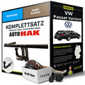 Für VW Passat Variant B7 365 Anhängerkupplung abnehmbar +eSatz 13pol uni 10- Kit