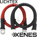XENES Connect Batterie Kabel Rot/Schwarz mit Kabelschuh 10 15 25 35 50 70mm² M8