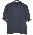 Peter Hahn Damen Bluse Shirt T-shirt Oberteil Gr. 44 blau Baumwolle #I-24