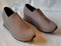 VIAMERCANTI Slipper Sneakers Loafers Plateau hellgrau Gr. 40 Made in Italy   