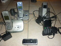 Konvolut alte Telefone , Anrufbeantworter und alte Handys DEFEKT