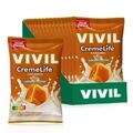 VIVIL Creme Life Caramel Sahnebonbons ohne Zucker | 15 Beutel x 110g