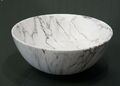 Marmor Runde Spüle Becken Keramik Marmor Effekt Modern Stilvolle Qualität Designer 