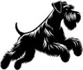 RIESENSCHNAUZER Aufkleber Autoaufkleber Folienaufkleber Silhouette #90