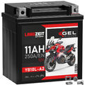 Langzeit YB10L-A2 Motorradbatterie GEL 11Ah 12V 51112 YB10L-B YB10L-B2 YB10L-BS