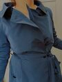 blauer Damentrenchcoat Damenmantel Marke Solar Gr. 42